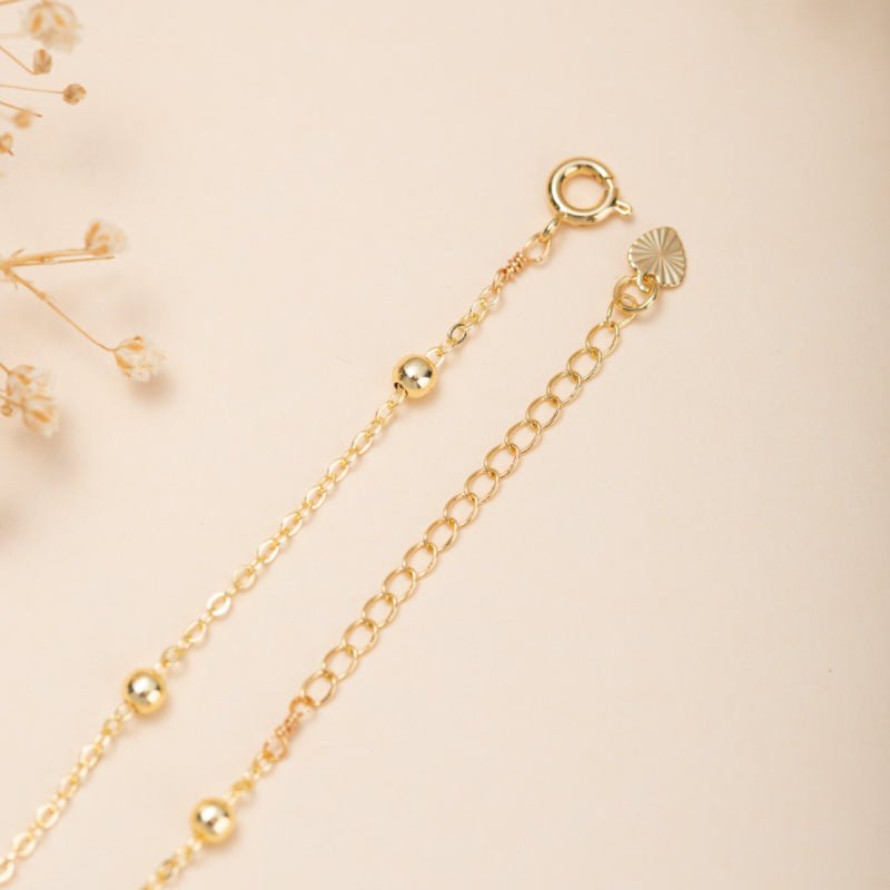 Bracelet de cheville Jade donut – Harmonie Feng Shui - Biloria