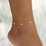 Bracelet de Cheville Tortue Marine Argent 925 – Chaîne Ajustable - Biloria