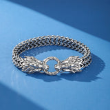 Bracelet Dragon Viking Acier Inoxydable 316L Force et Protection - Biloria