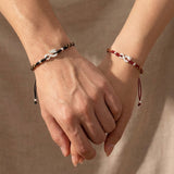 Bracelet Duo Dragon Argent 999 – Passion et Protection - Biloria