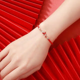 Bracelet Fil Rouge Carpe Koï : Chance et Force Intérieure - Biloria
