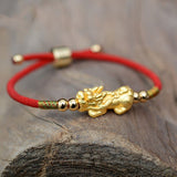 Bracelet Fil Rouge Pi Xiu Protection Succès - Biloria