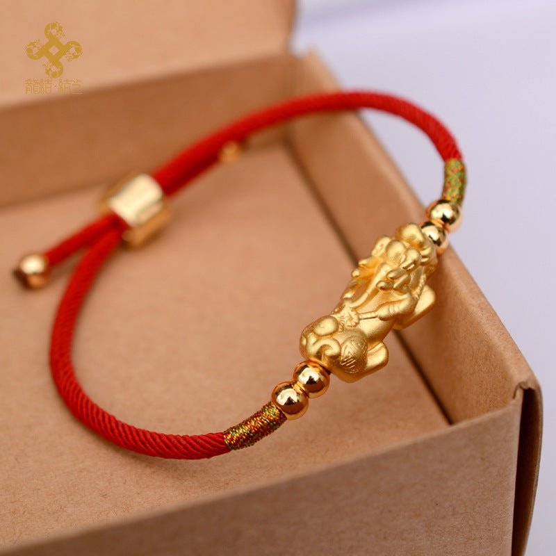 Bracelet Fil Rouge Pi Xiu Protection Succès - Biloria