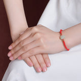 Bracelet Jade Bébé Dragon Fil Rouge Protection Chance - Biloria