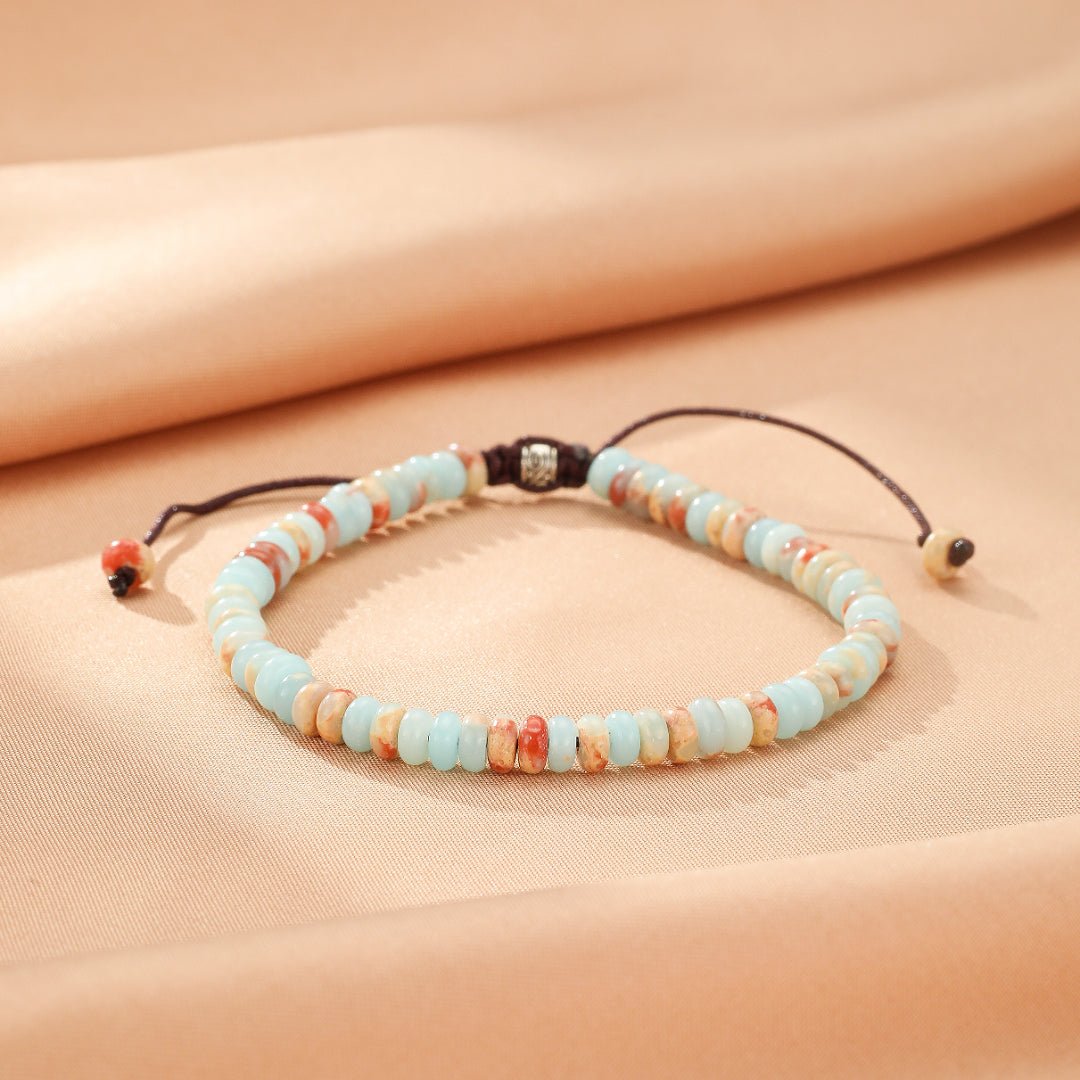 Bracelet Jaspe Pierre Naturelle pour Ancrer et Apaiser - Biloria