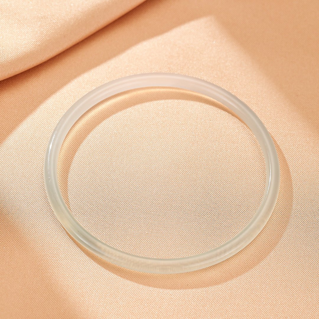 Bracelet Jonc Calcédoine - Douceur et Lumière - Biloria