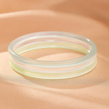 Bracelet Jonc Calcédoine - Douceur et Lumière - Biloria
