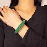 Bracelet Jonc Jade Équilibre et Sérénité - Biloria