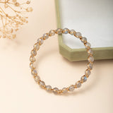 Bracelet Labradorite Argent Plaqué Or - Protection Énergétique - Biloria