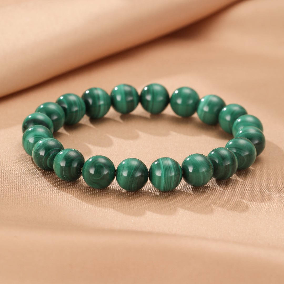 Bracelet Malachite – Bijou Artisanal en Pierre Naturelle - Biloria