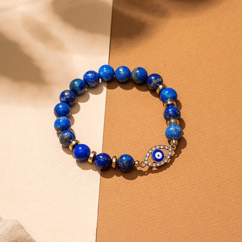 Bracelet Mauvais Œil Lapis Lazuli – Protection et Sérénité - Biloria