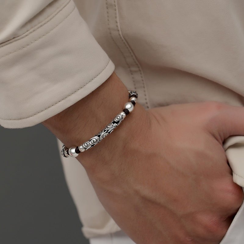 Bracelet Nuage de Bonheur Argent 925 pour Homme - Biloria