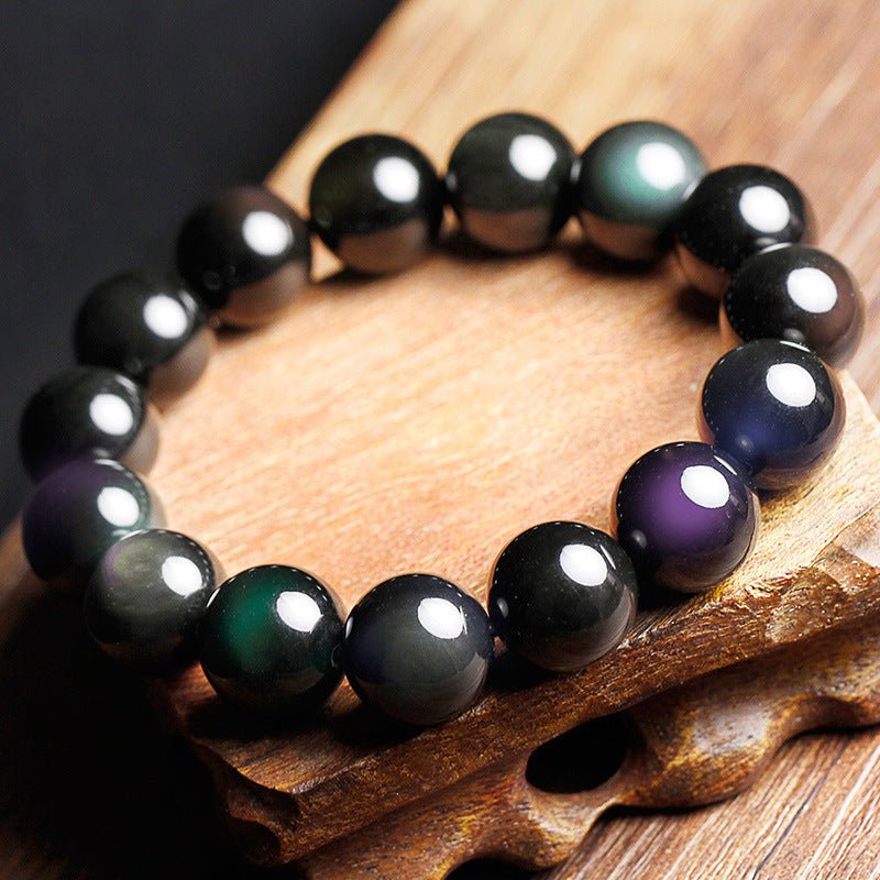 Bracelet Obsidienne Arc-en-Ciel – Énergie et Protection - Biloria
