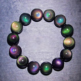 Bracelet Obsidienne Arc-en-Ciel – Énergie et Protection - Biloria