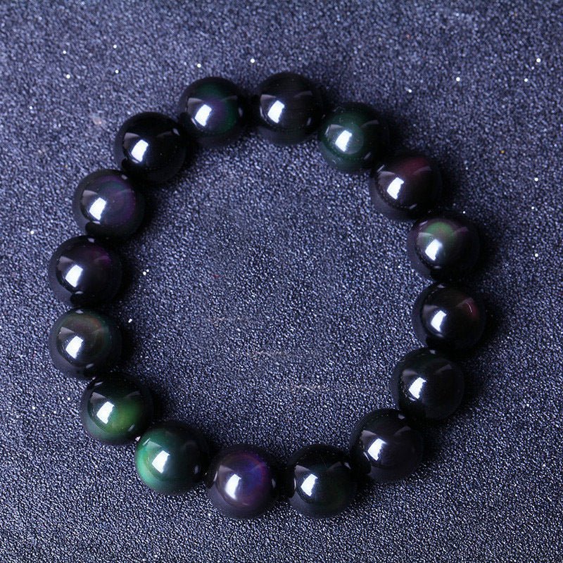 Bracelet Obsidienne Arc-en-Ciel – Énergie et Protection - Biloria