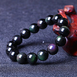 Bracelet Obsidienne Arc-en-Ciel – Énergie et Protection - Biloria