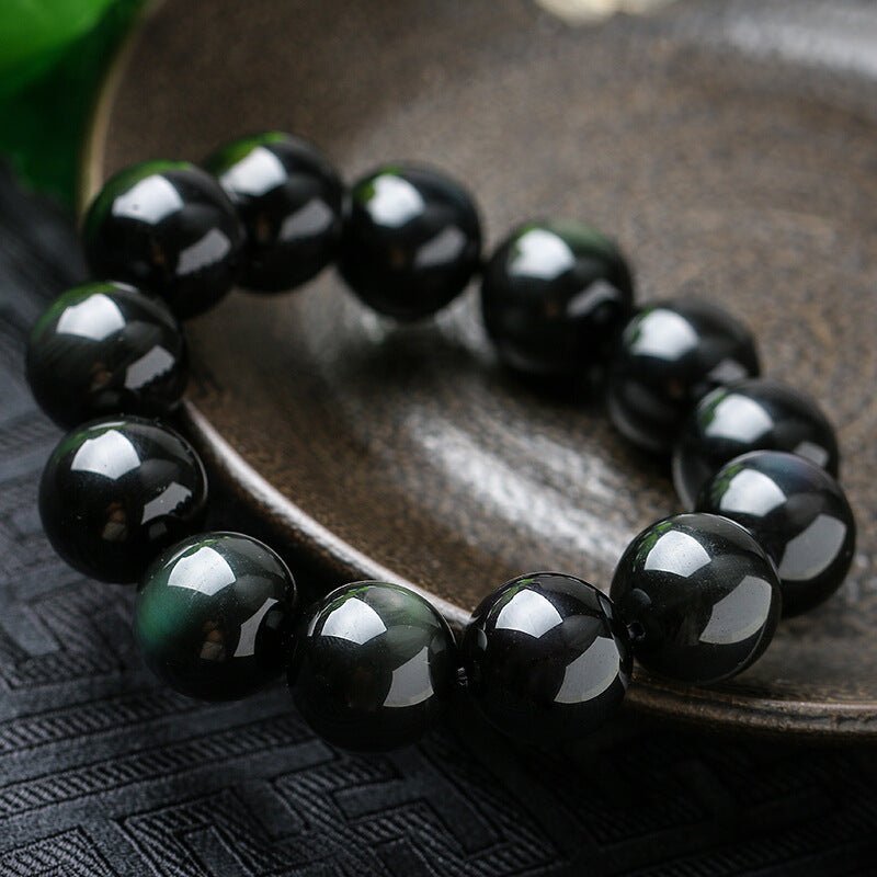 Bracelet Obsidienne Arc-en-Ciel – Énergie et Protection - Biloria