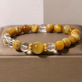 Bracelet Œil de Tigre Cristal de Roche Protection Énergie - Biloria