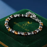 Bracelet Œil de Tigre Hématite Homme – Protection et Style - Biloria