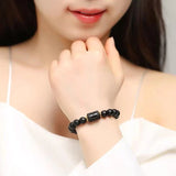 Bracelet Onyx et Perle Signe Astrologique – Protection Astrale - Biloria