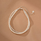Bracelet Perle Double Éclat Argent 925 - Biloria