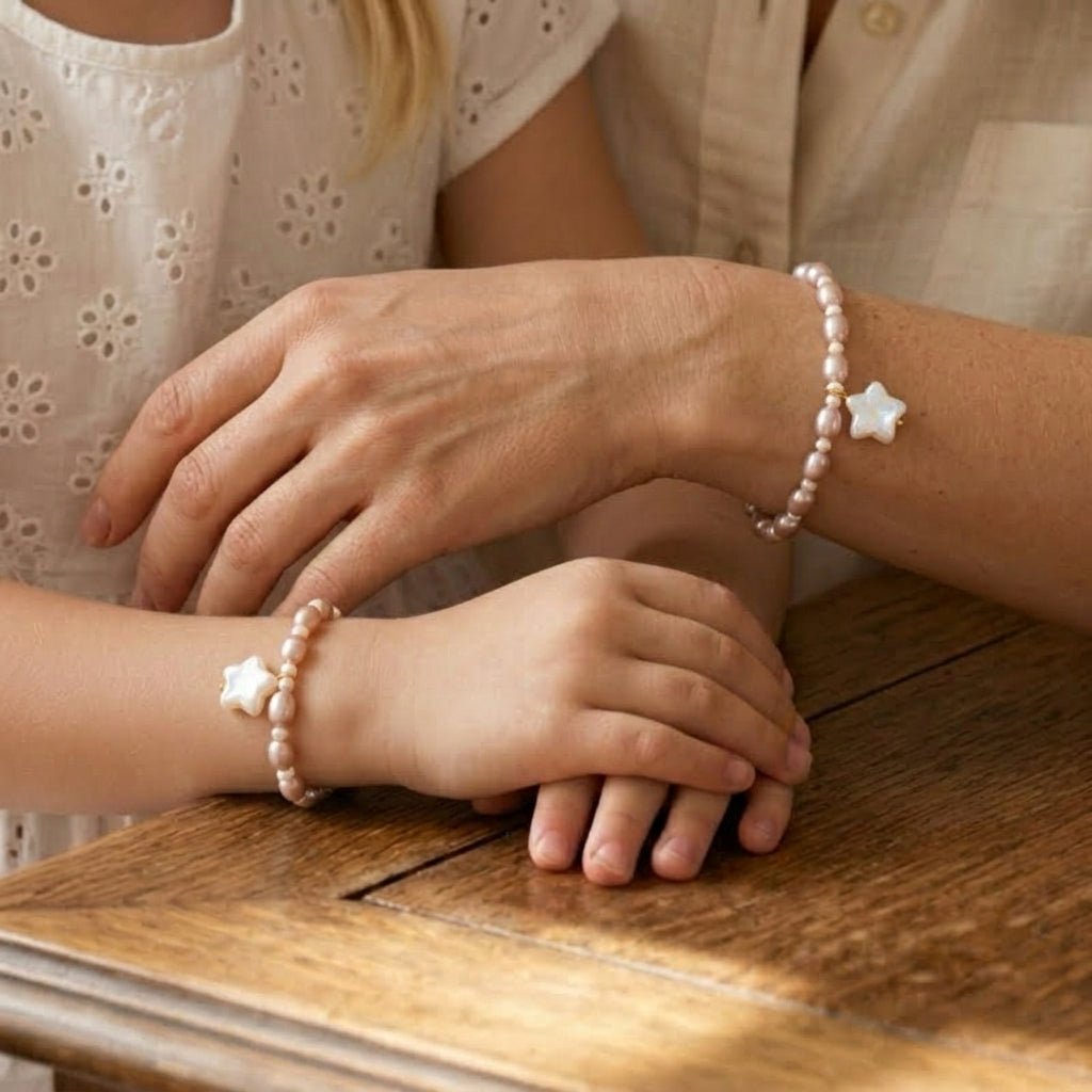 Bracelet Perle Souffle Infini pour Maman et Bébé - Biloria