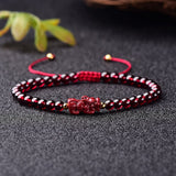 Bracelet Pi Xiu Cinabre Grenat Richesse Protection - Biloria