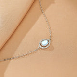Bracelet Pierre de Lune Argent 925 – Bijou Féminin pour l'Intuition - Biloria