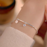 Bracelet Pierre de Lune Argent 925 - Cadeau Féminin - Biloria