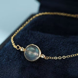 Bracelet Pierre de Lune Bleue pour l'Équilibre Émotionnel - Biloria