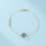 Bracelet Pierre de Lune Bleue pour l'Équilibre Émotionnel - Biloria