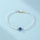 Bracelet Pierre de Lune et Disthène – Harmonie Céleste - Biloria