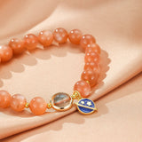Bracelet Pierre de Soleil et Pierre de Lune – Bijou Énergétique Cosmos - Biloria