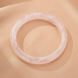 Bracelet Quartz Rose Jonc Douceur du Cœur - Biloria