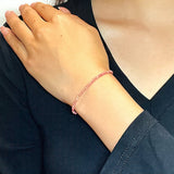 Bracelet Rhodonite Perles Roses Douces - Biloria