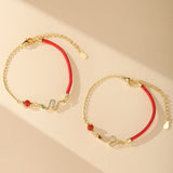 Bracelet Serpent Fil Rouge Feng Shui - Protection et Énergie - Biloria