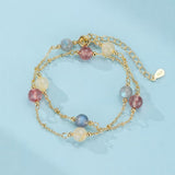 Bracelet spirituel Labradorite Quartz Fraise Citrine - Biloria