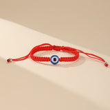 Bracelet Tissé Main Protection Mauvais Œil pour Couple ou Ami - Biloria
