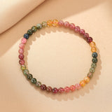 Bracelet Tourmaline Arc-en-Ciel en Pierres Naturelles - Biloria