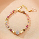 Bracelet Tourmaline Labradorite : Protection et Intuition - Biloria