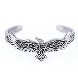 Bracelet Viking Acier Aigle Nordique - Puissance et Liberté - Biloria