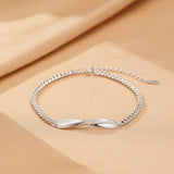 Bracelets Couple Torsadés Argent 925 - Bijoux Harmonie - Biloria