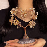 Cœur Arbre de Vie en Pierres Naturelles – Harmonie et Amour - Biloria
