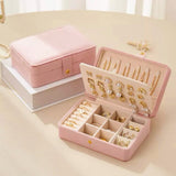 Coffret de Rangement à Bijoux en Velours – Format Compact 16,5 cm - Biloria