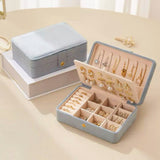 Coffret de Rangement à Bijoux en Velours – Format Compact 16,5 cm - Biloria