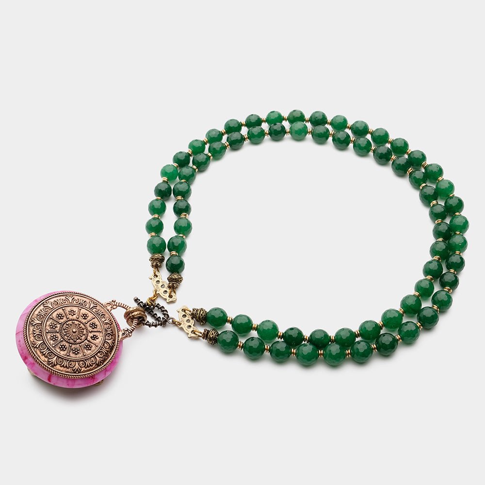 Collier Agate Poisson de Nuage – Harmonie et Transformation - Biloria