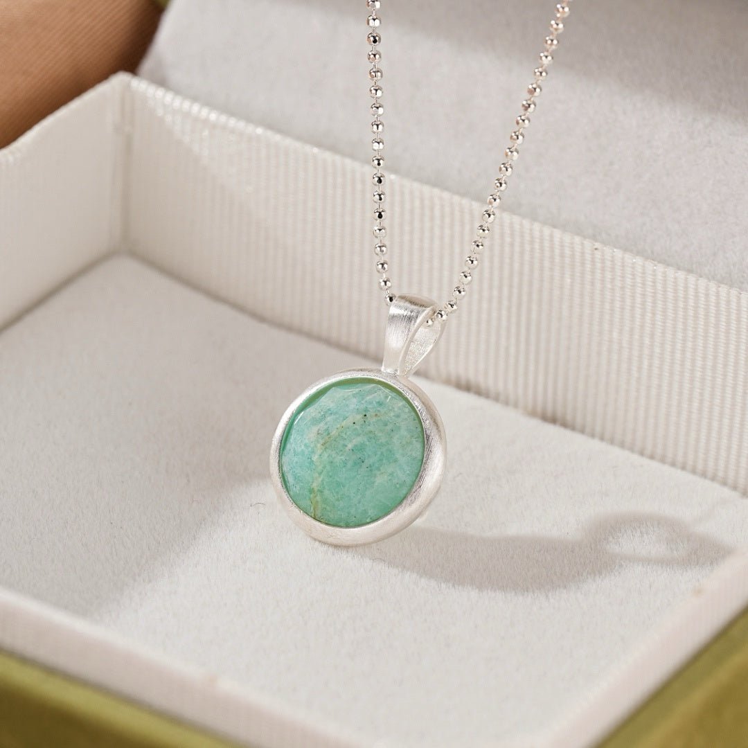 Collier Amazonite ou Lapis-Lazuli : Sérénité et Sagesse - Biloria