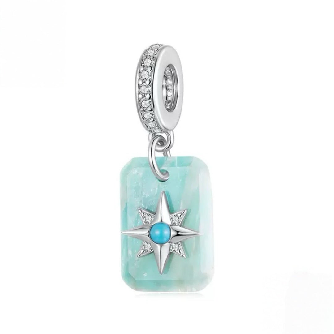 Collier Amazonite Turquoise Zircon Aura Boréale - Biloria