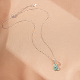 Collier Amazonite Turquoise Zircon Aura Boréale - Biloria