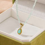 Collier Amazonite Vert : Apaisement et Communication en Lithothérapie - Biloria